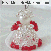Beaded Christmas Angel
