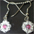 beaded crystal earring