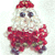 beaded santa claus