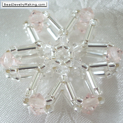 Beaded Snow Flake