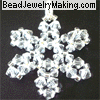 Beaded Snowflake