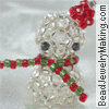 Beaded Snow Man