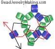 Triangle Weave Instruction Step 3