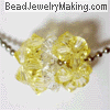 yellow crystal pendant